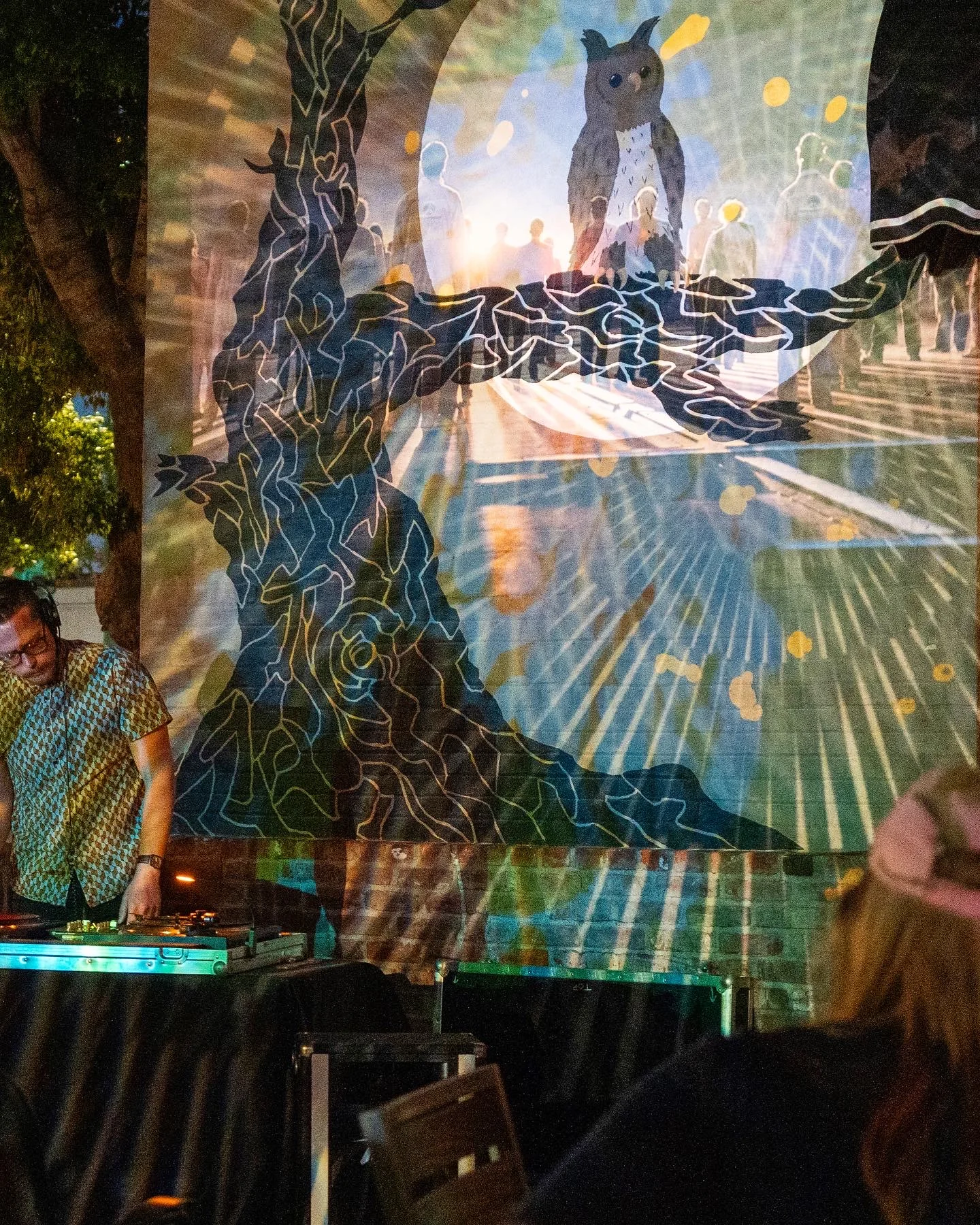 MOIREPATTERN ANALOG HEATSLIDE THENIGHTOWL