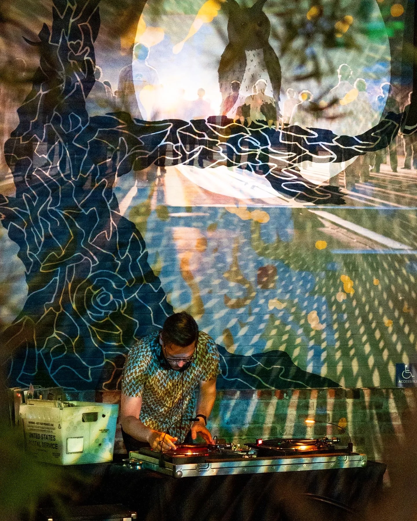 MOIREPATTERN 35MMFILMSLIDE CLOSEENCOUNTERSOFTHETHIRDKIND HEATSLIDE