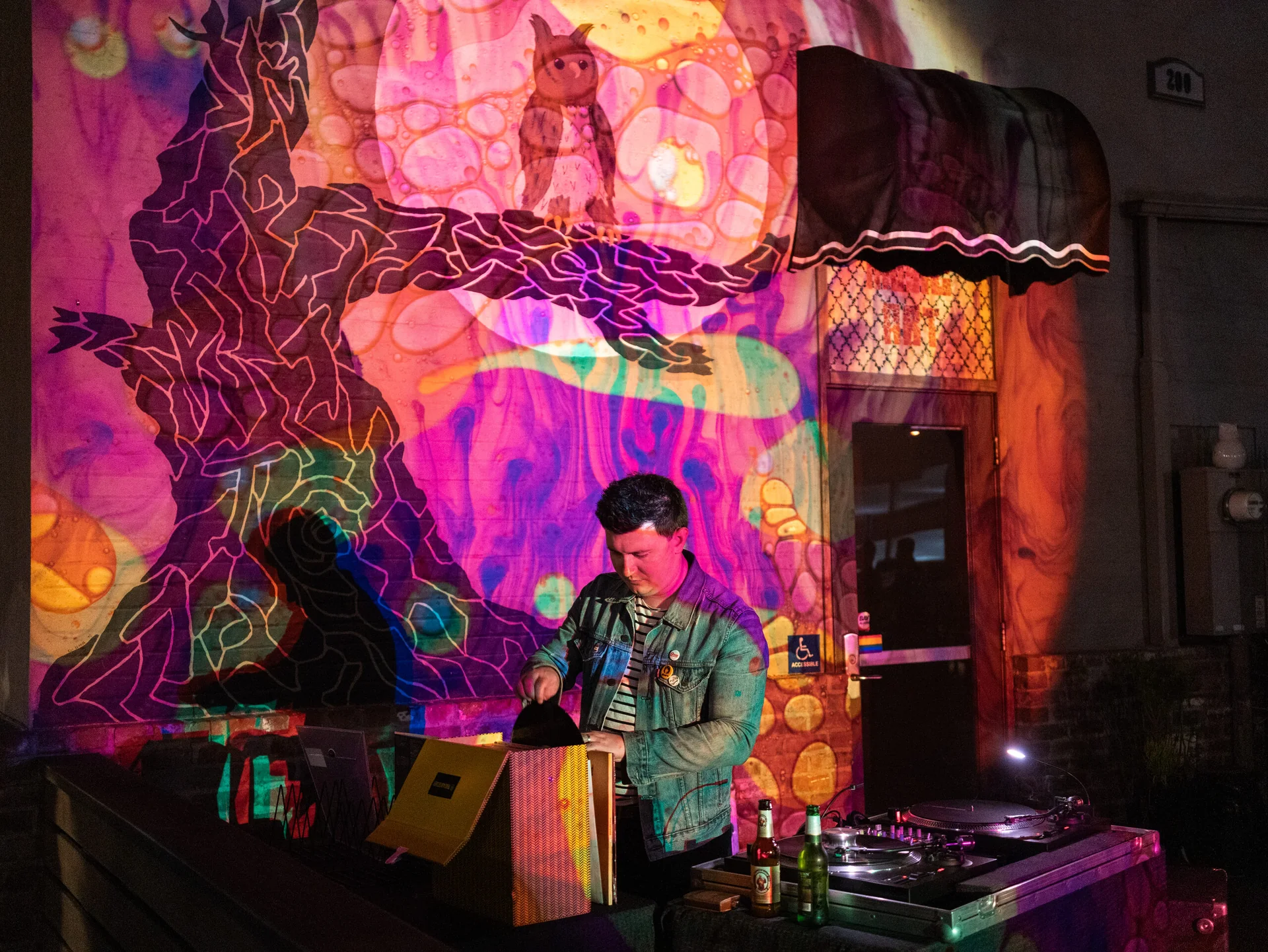 OILWHEEL DROPTANK THENIGHTOWL VINYLNIGHT