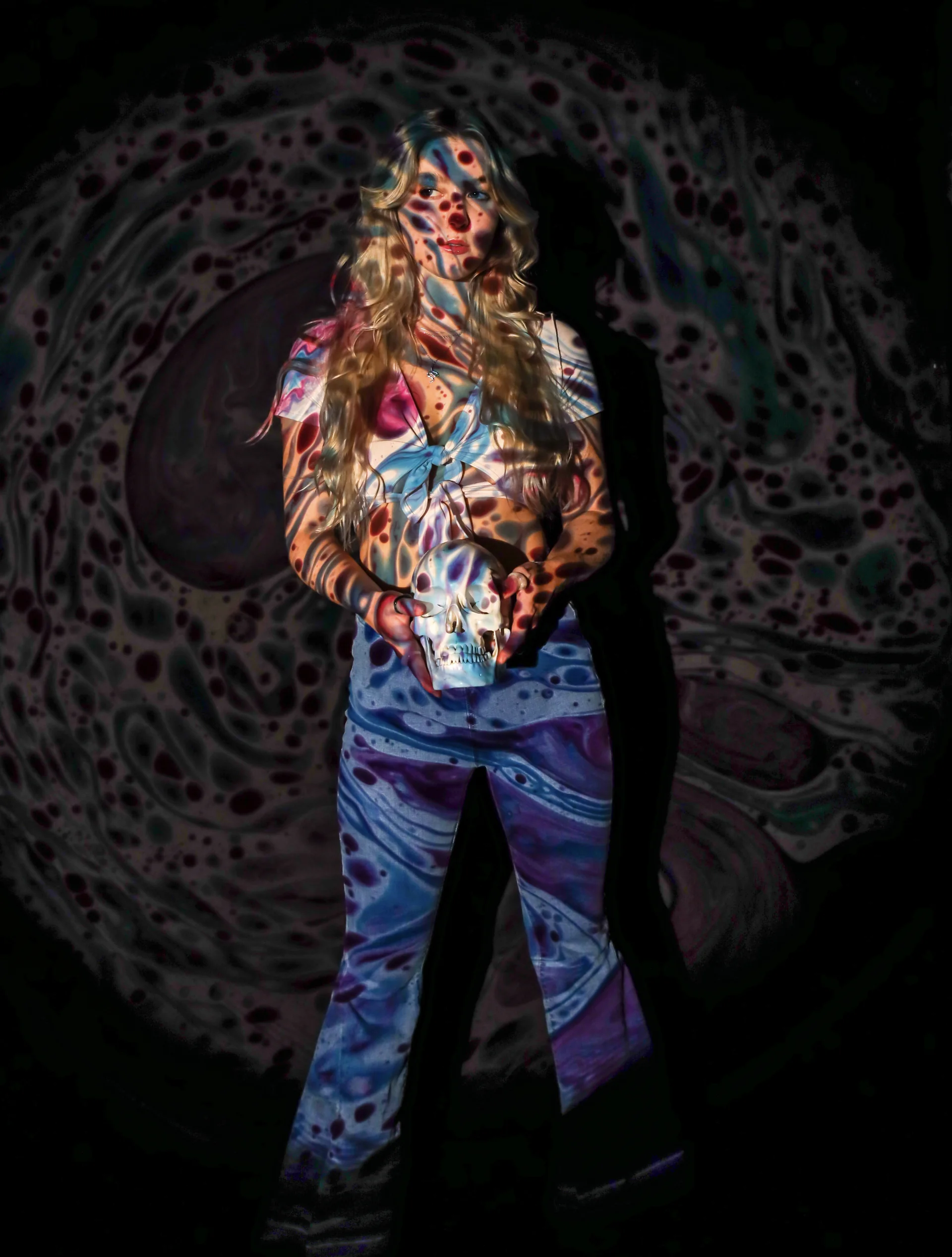 BLOWPLATE BLUE RED PSYCHEDELIC