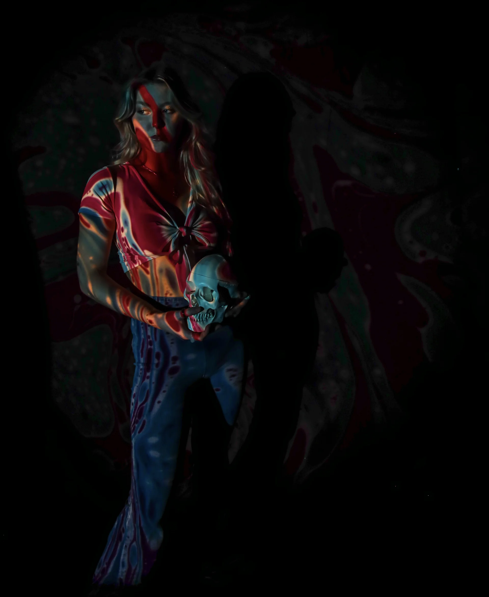 BLOWPLATE BLUE RED PSYCHEDELIC