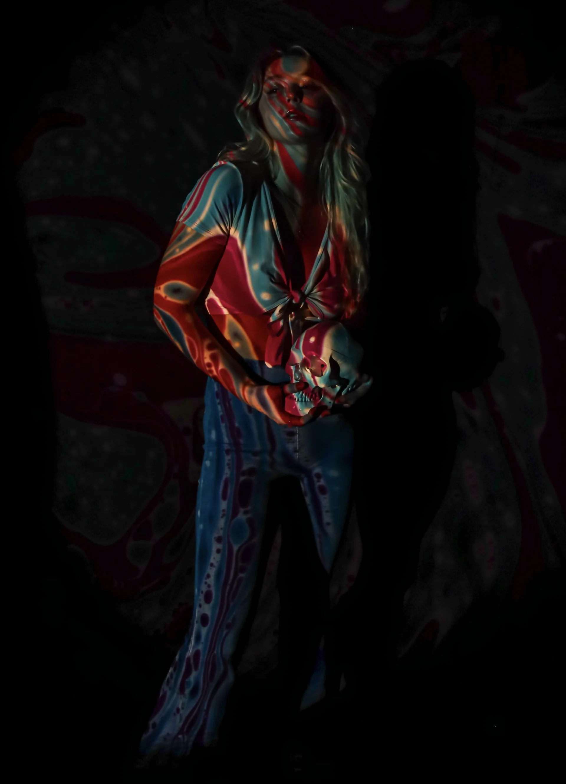 BLOWPLATE BLUE RED PSYCHEDELIC